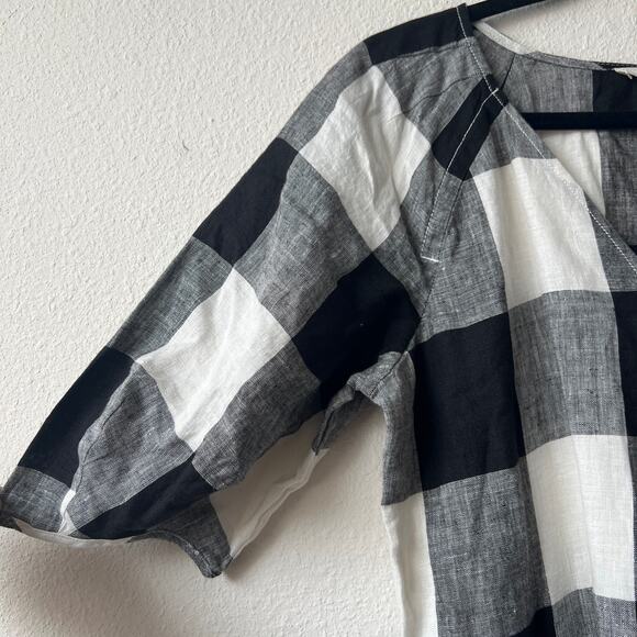 Everlane Linen Oversized Puff Sleeve Dress Size S - Picture 7 of 13